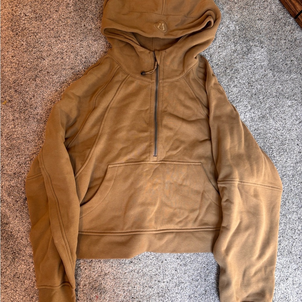 lululemon athletica Tan Crew Neck Sweater